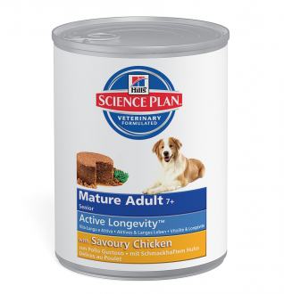Hill's Science Plan Mature Adult 7 + Active Tavuklu 370 gr Köpek Maması kullananlar yorumlar